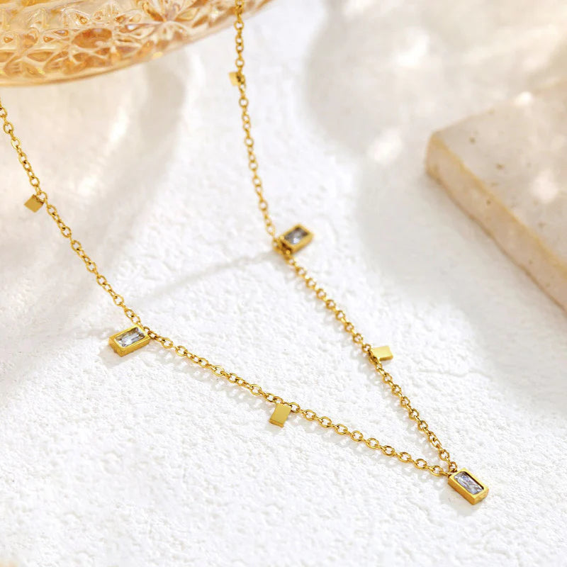 Delicate Gold Charm Necklace | Stainless Steel, Anti-Tarnish, Waterproof & Hypoallergenic