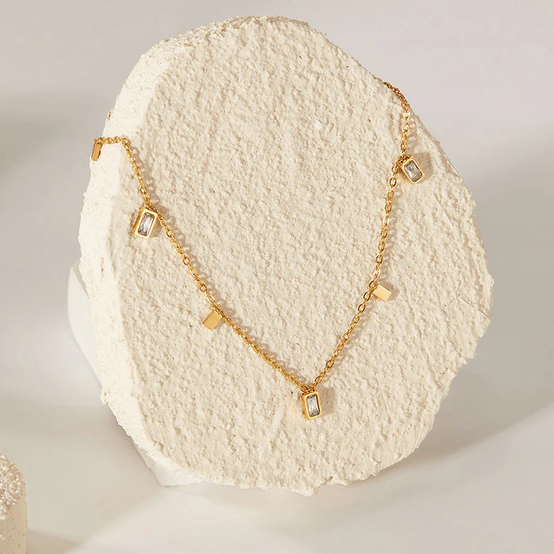 Delicate Gold Charm Necklace | Stainless Steel, Anti-Tarnish, Waterproof & Hypoallergenic