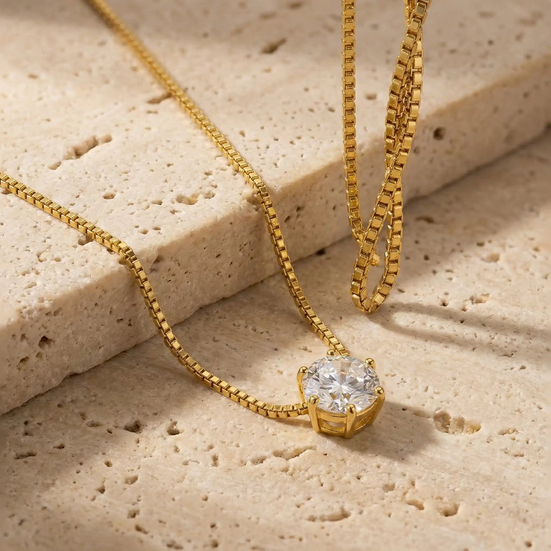 Classic Solitaire Necklace