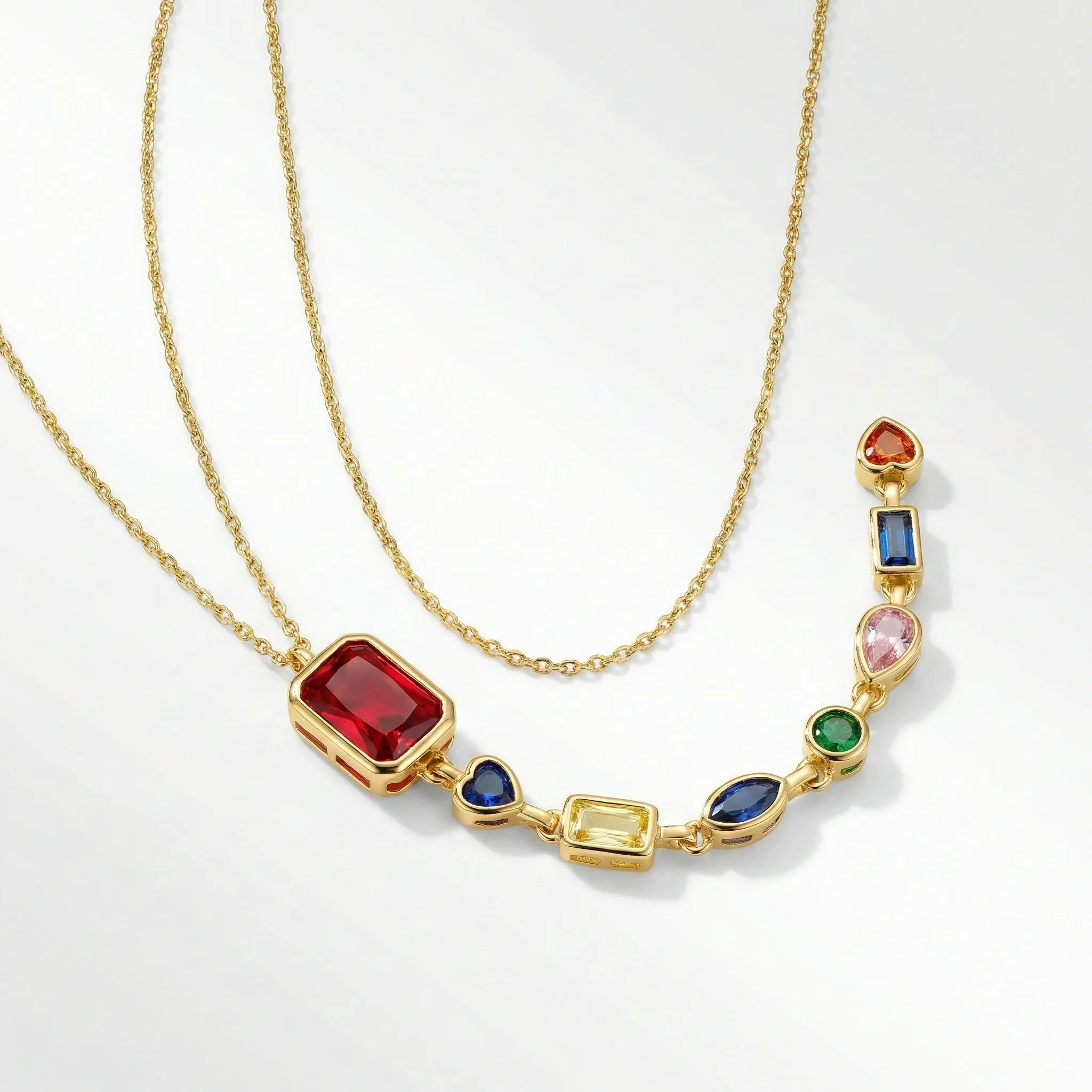 Multicolor Gemstone Necklace