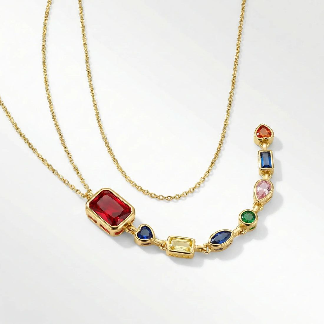 Multicolor Gemstone Necklace