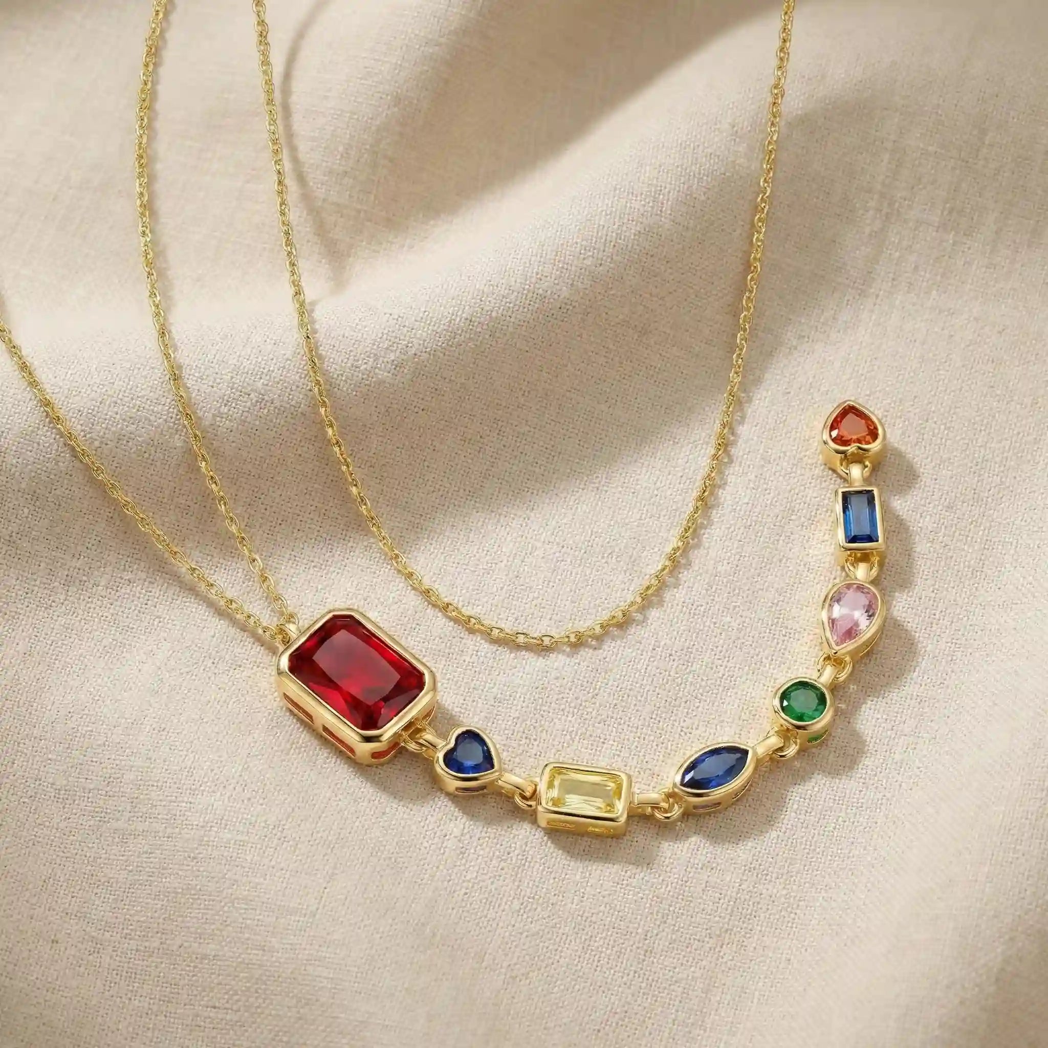 Multicolor Gemstone Necklace