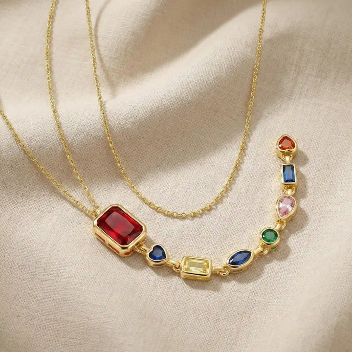 Multicolor Gemstone Necklace