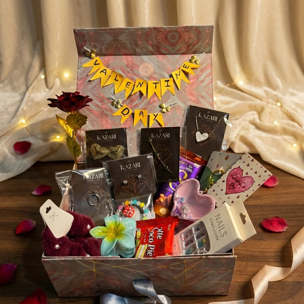Ultimate Valentine Heart Jewellery Gift Hamper